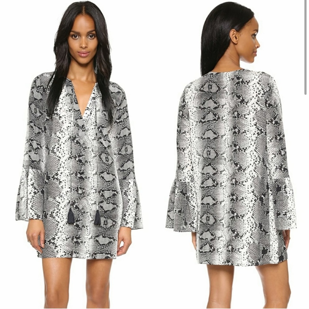Elizabeth & James snakeskin silk dress - Picture 2 of 7